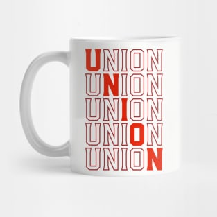 Minimalist Union Square Design: Classic Design for the Bold & United! Mug